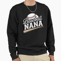Baseball Nana Baseball Player Game Sweatshirt - Minimalist Print Unisex - T-Shirt, Sweatshirt, Hoodie