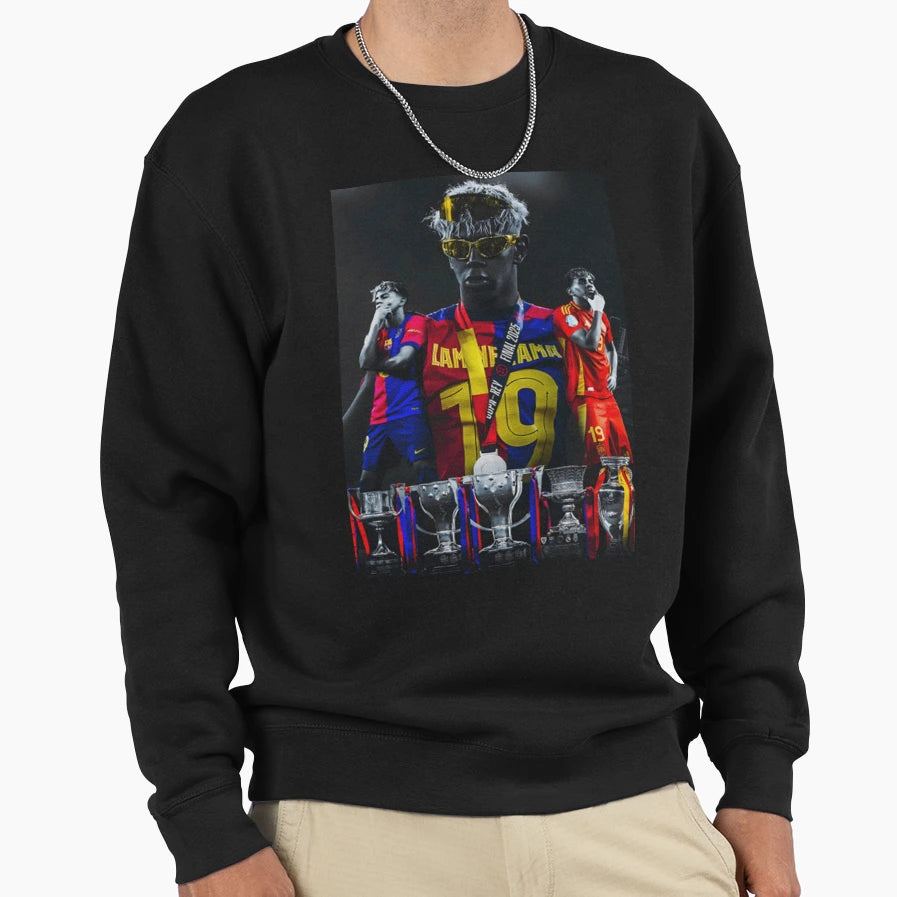 Lamine Yamal Sweatshirt - Novelty Apparel for Adults - T-Shirt, Sweatshirt, Hoodie