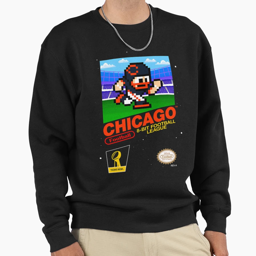 Chicago Bears 8 Bit Videogames Sweatshirt - Streetwear Style Men Women - T-Shirt, Sweatshirt, Hoodie