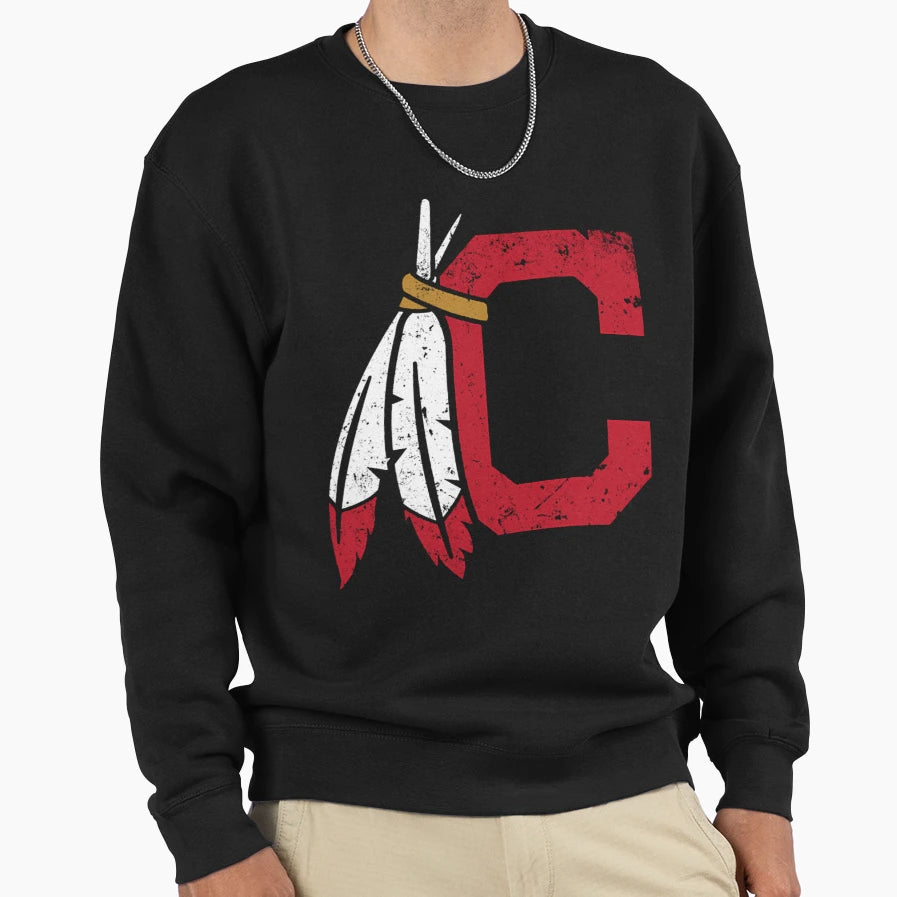 Cle Indians Sweatshirt - Novelty Apparel for Adults - T-Shirt, Sweatshirt, Hoodie