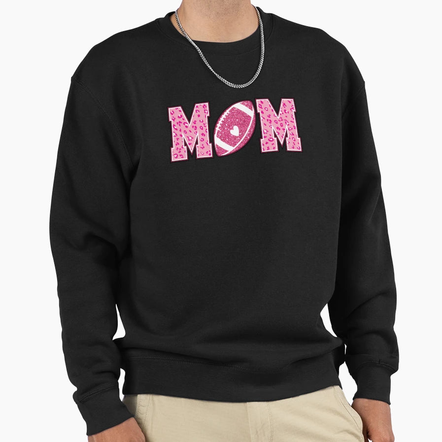 Football Mom Sweatshirt - Fun Novelty Design for Adults - T-Shirt, Sweatshirt, Hoodie