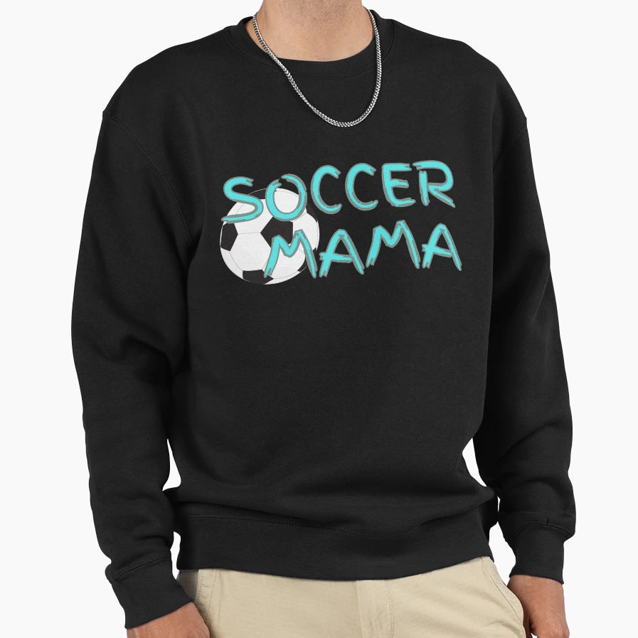 Soccer Mama Mom Mother Sports Gifts Sweatshirt - Graphic Print for Adults - T-Shirt, Sweatshirt, Hoodie