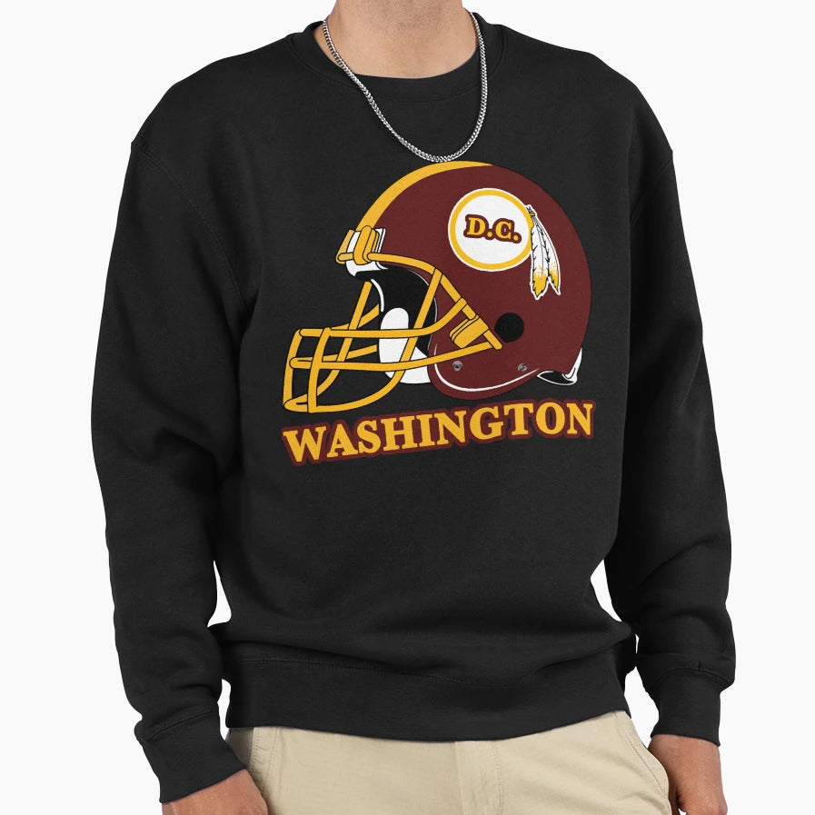 Wa Shing Ton Football Dc Sports Sweatshirt - Streetwear Style for Adults - T-Shirt, Sweatshirt, Hoodie