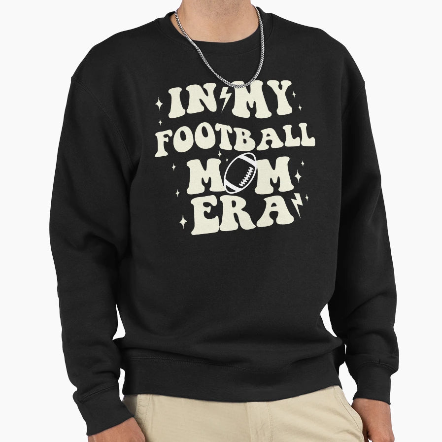My Football Mom Era Sweatshirt - Custom Art Print for Adults - T-Shirt, Sweatshirt, Hoodie