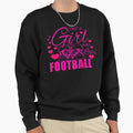 Just Who Loves Football Sweatshirt - Graphic Print Unisex - T-Shirt, Sweatshirt, Hoodie