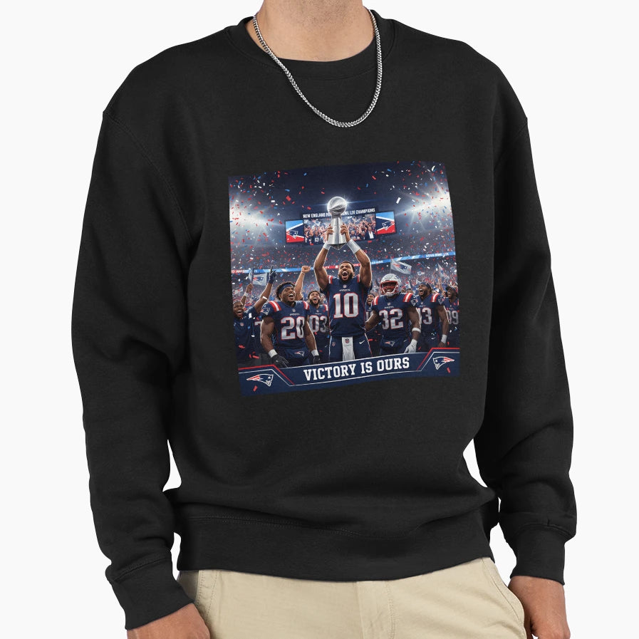New England Patriots Football Sweatshirt - Casual Everyday Wear for Adults - T-Shirt, Sweatshirt, Hoodie