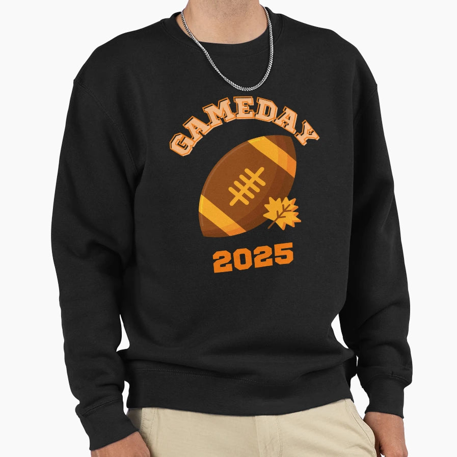 Gameday Football 2025 Fall Sports Season T-Shirt - Graphic Print Unisex - T-Shirt, Sweatshirt, Hoodie