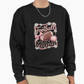 Coquette Bow Funny Football Mama Sweatshirt - Minimalist Print for Adults - T-Shirt, Sweatshirt, Hoodie