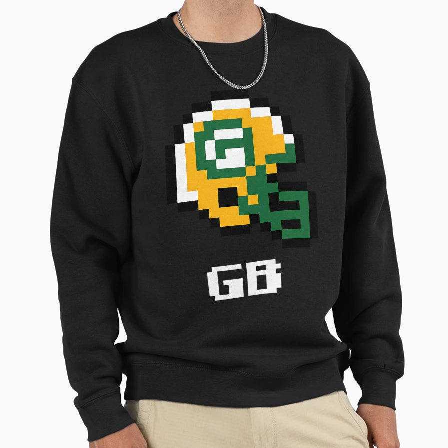 Green Bay Packers Tecmo Super Bowl Sweatshirt - Graphic Print Men Women - T-Shirt, Sweatshirt, Hoodie