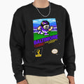 Baltimore Ravens 8 Bit Sweatshirt - Aesthetic Graphic for Adults - T-Shirt, Sweatshirt, Hoodie