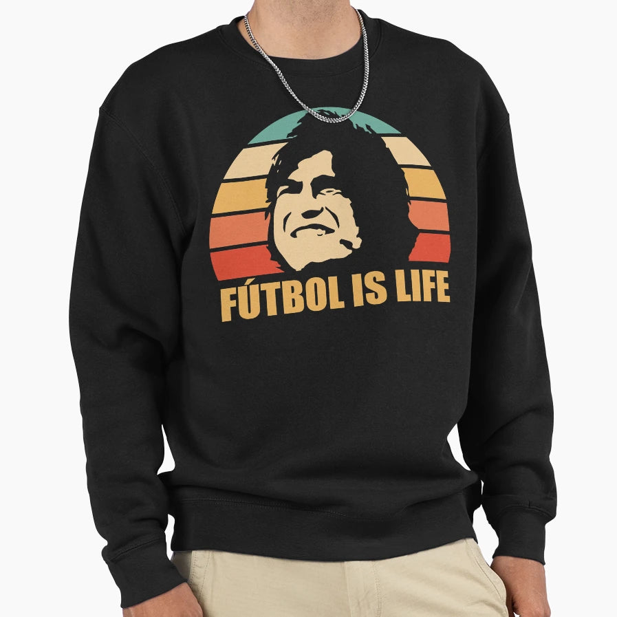 Futbol Is Lif E Sweatshirt - Trendy Graphic Unisex - T-Shirt, Sweatshirt, Hoodie