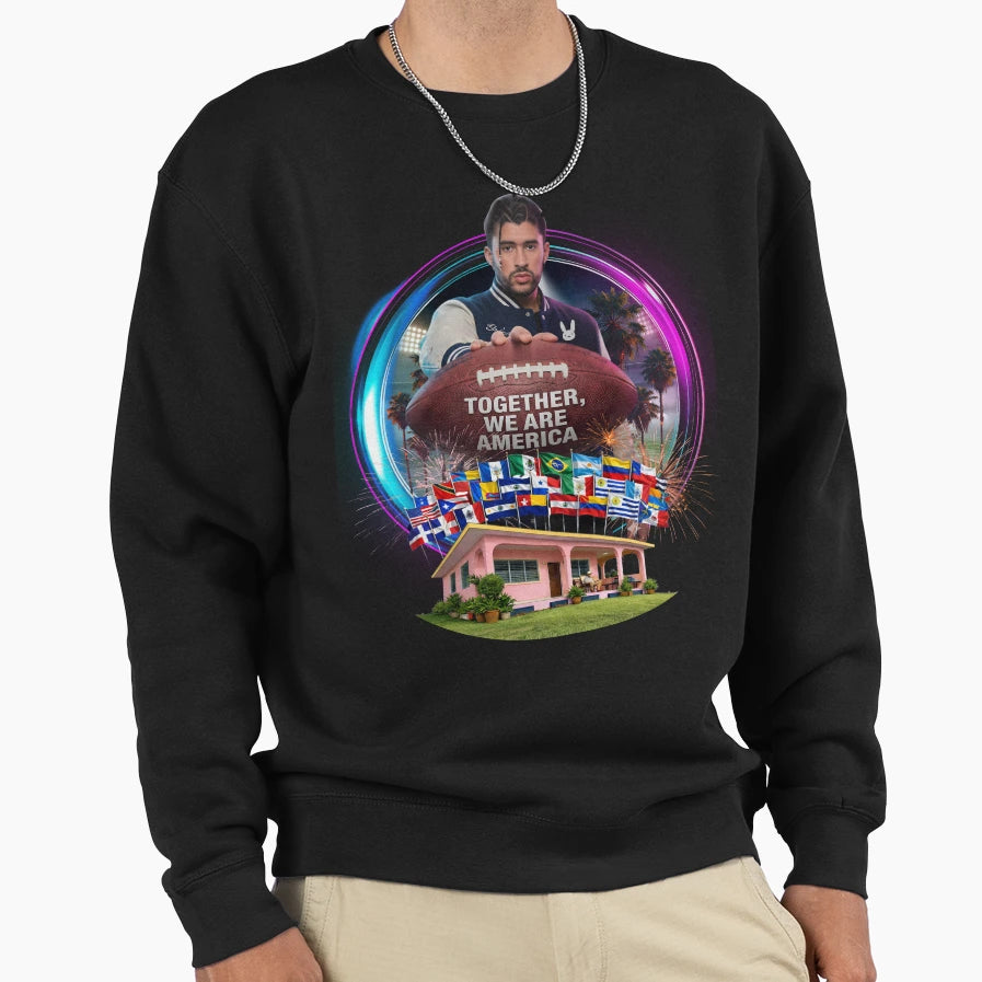 Together We Are America Sweatshirt - Novelty Apparel for Adults - T-Shirt, Sweatshirt, Hoodie