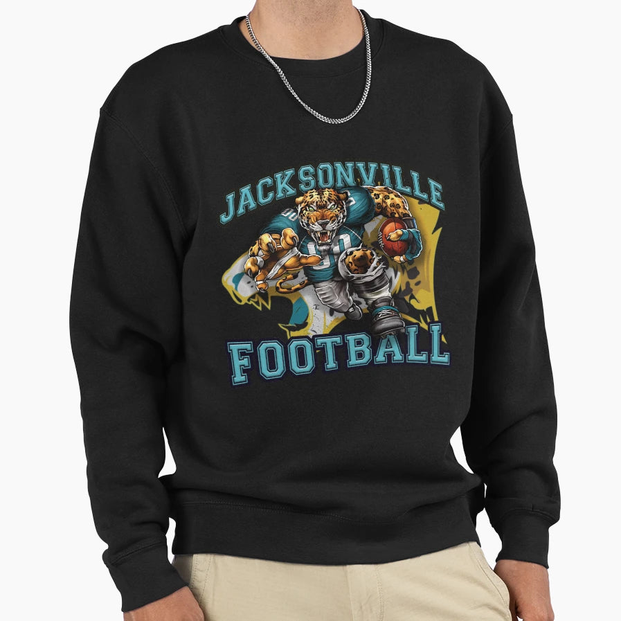 Jacksonville Football Sweatshirt - Custom Art Print for Adults - T-Shirt, Sweatshirt, Hoodie