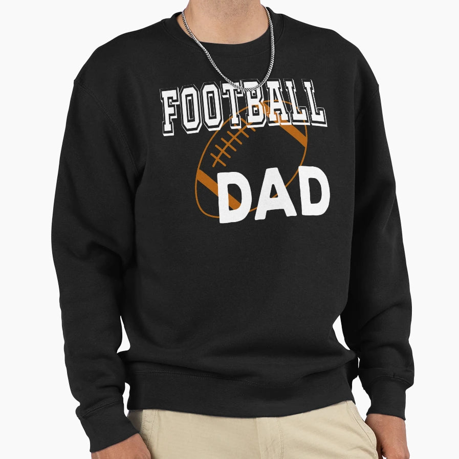 Football Dad American Football Lover Sweatshirt - Custom Art Print Unisex - T-Shirt, Sweatshirt, Hoodie
