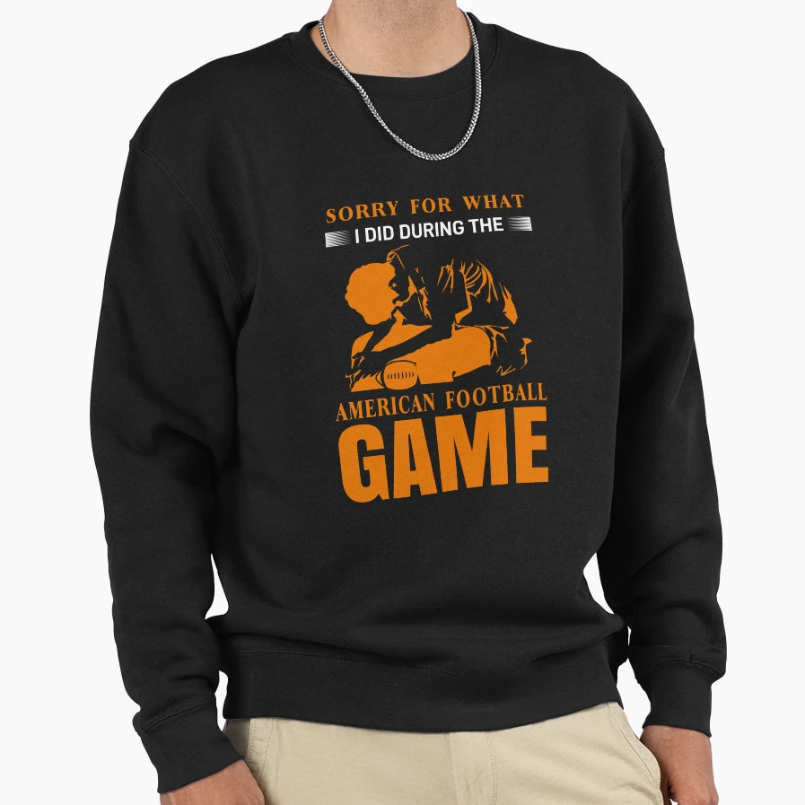 American Football Sweatshirt - Minimalist Print Unisex - T-Shirt, Sweatshirt, Hoodie