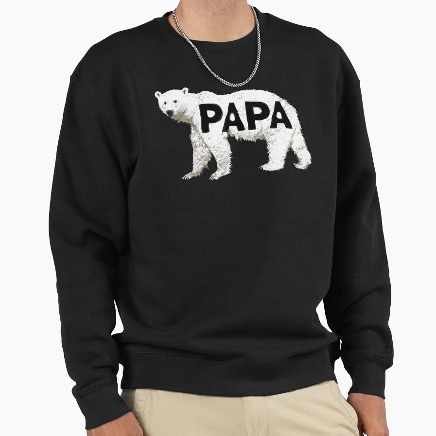Papa Bear Sweatshirt - Novelty Apparel for Adults - T-Shirt, Sweatshirt, Hoodie