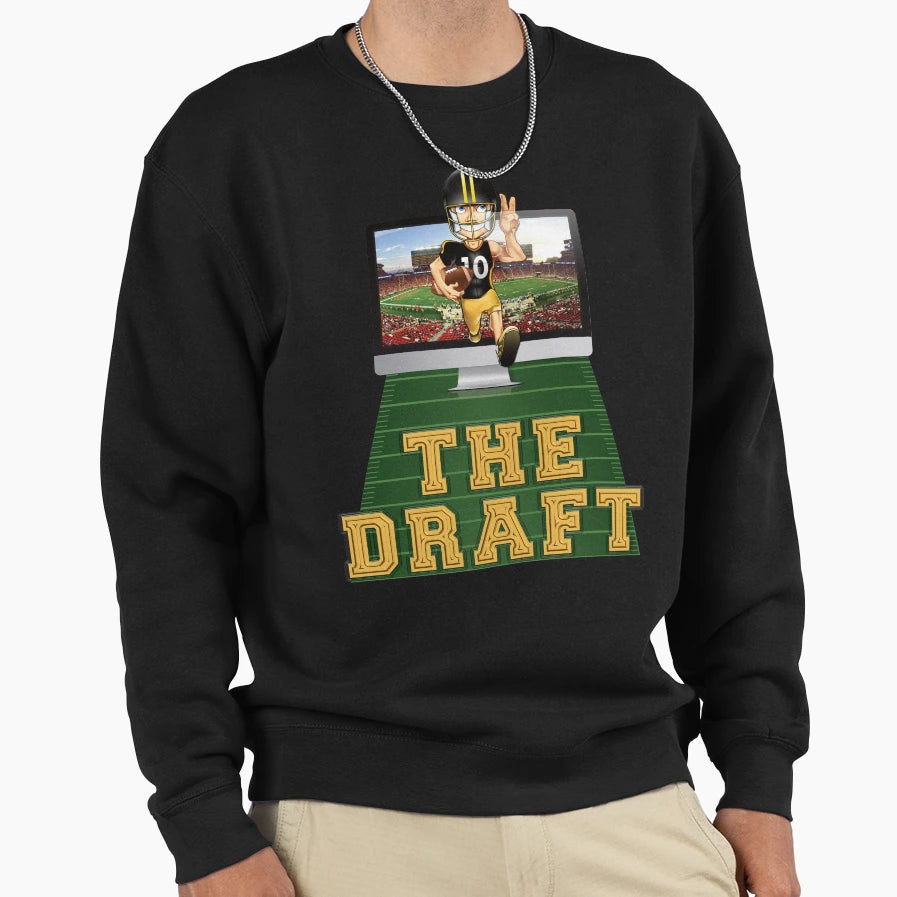 Draft Ffl Fantasy Football League Sweatshirt - Novelty Apparel for Adults - T-Shirt, Sweatshirt, Hoodie