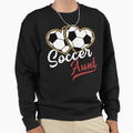 Leopard Heart Soccer Aunt Sweatshirt - Novelty Apparel Men Women - T-Shirt, Sweatshirt, Hoodie