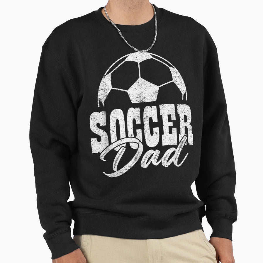 Soccer Dad Family Matching Team Sweatshirt - Minimalist Print Men Women - T-Shirt, Sweatshirt, Hoodie