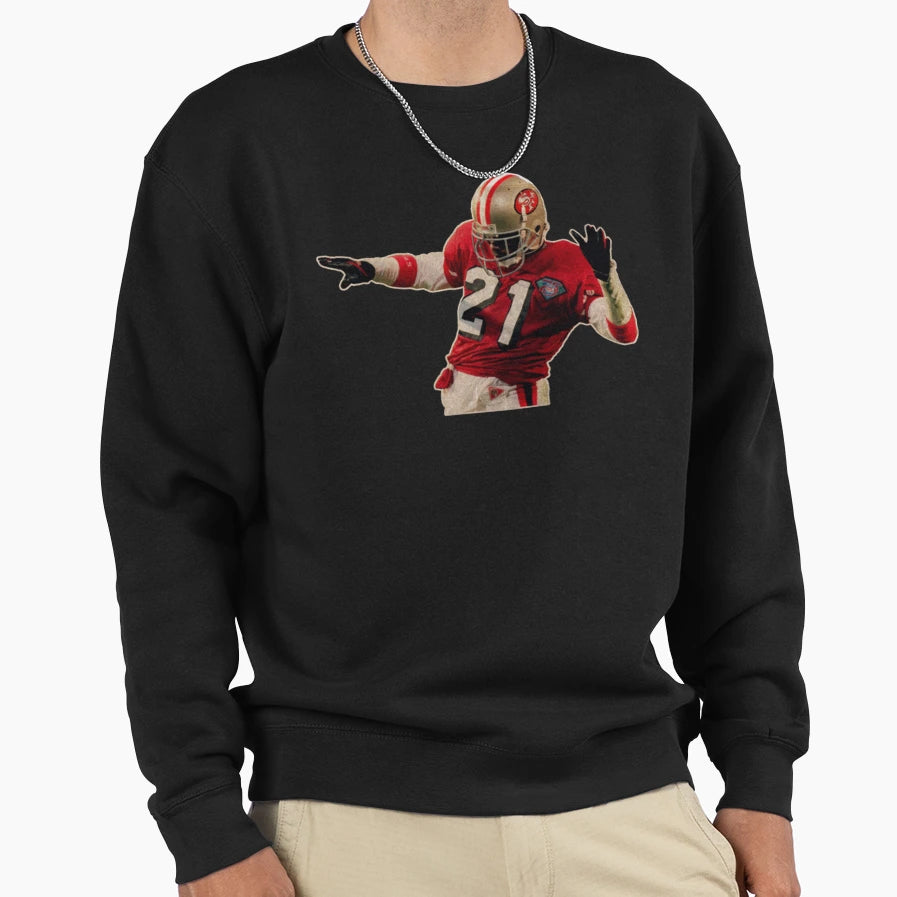 Deion Sanders Sweatshirt - Minimalist Print Men Women - T-Shirt, Sweatshirt, Hoodie
