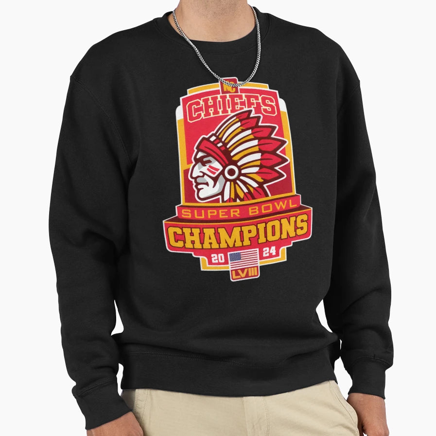 Art Kansas City Chiefs Sweatshirt - Custom Art Print Men Women - T-Shirt, Sweatshirt, Hoodie