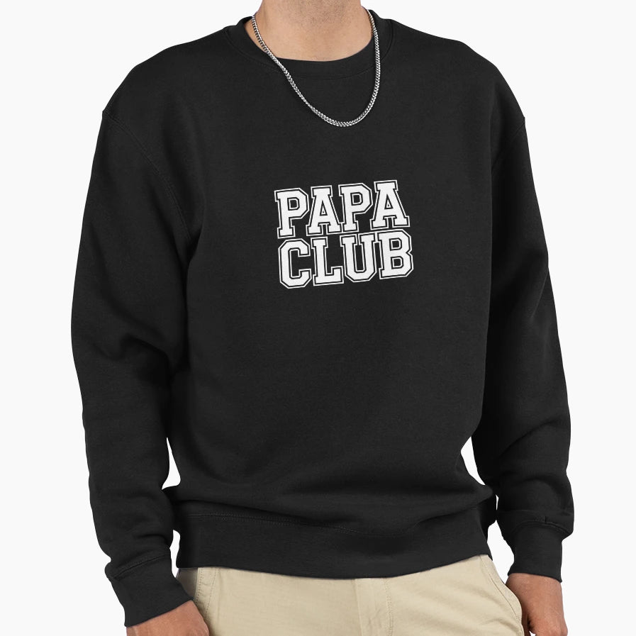 Papa Club Sweatshirt - Aesthetic Graphic Unisex - T-Shirt, Sweatshirt, Hoodie