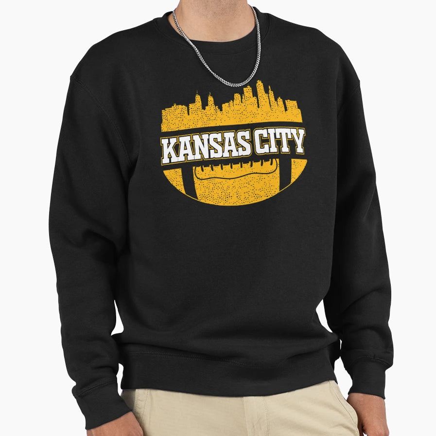Chiefs Football Fan Kansas City Sweatshirt - Aesthetic Graphic for Adults - T-Shirt, Sweatshirt, Hoodie