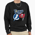 Tampa Bay Sports Teams Triquad Sweatshirt - Casual Everyday Wear for Adults - T-Shirt, Sweatshirt, Hoodie