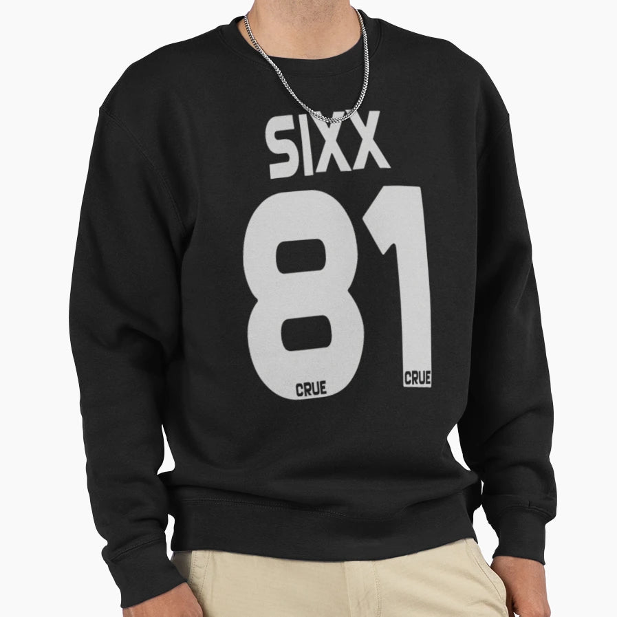 Motley Crue Nikki Sixx 1981 Sweatshirt - Novelty Apparel Unisex - T-Shirt, Sweatshirt, Hoodie
