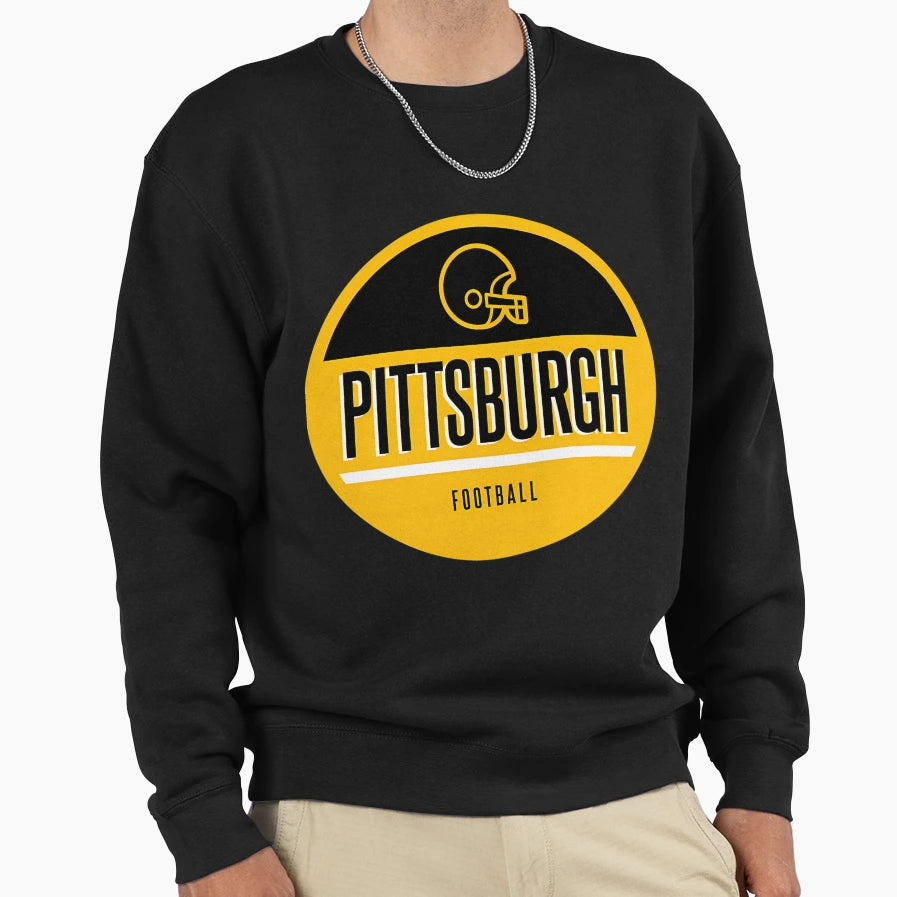 Pittsburgh Football Sweatshirt - Custom Art Print Unisex - T-Shirt, Sweatshirt, Hoodie