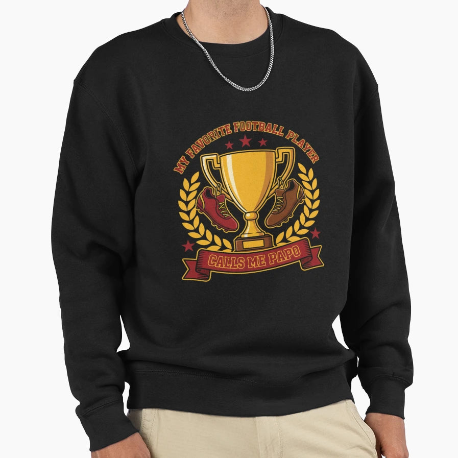 My Favorite Football Player Sweatshirt - Fun Novelty Design for Adults - T-Shirt, Sweatshirt, Hoodie