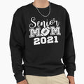 Football Senior Mom 2021 Funny T-Shirt - Fun Novelty Design Men Women - T-Shirt, Sweatshirt, Hoodie