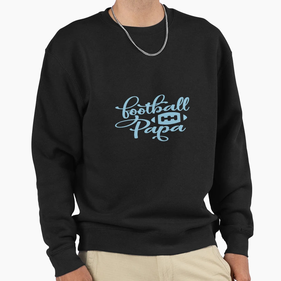 Football Papa Sweatshirt - Fun Novelty Design Unisex - T-Shirt, Sweatshirt, Hoodie
