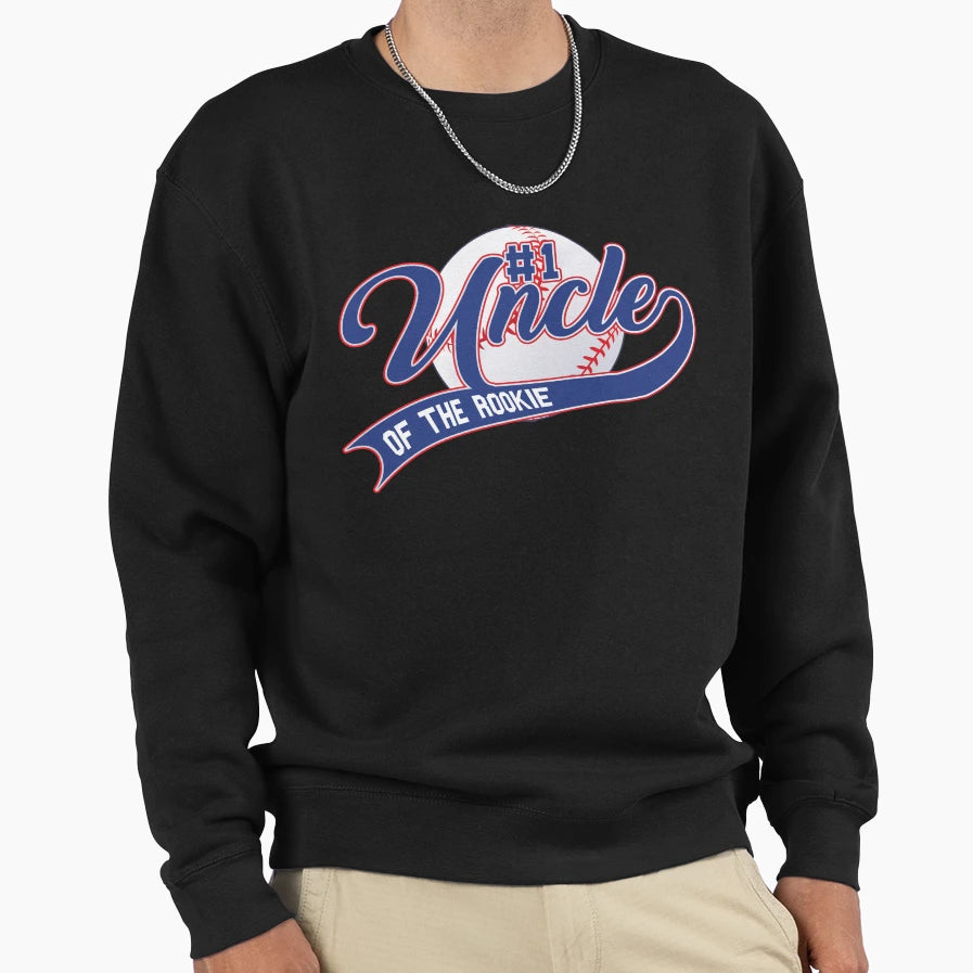 Uncle Rookie 1St Birthday Baseball Sweatshirt - Streetwear Style Men Women - T-Shirt, Sweatshirt, Hoodie