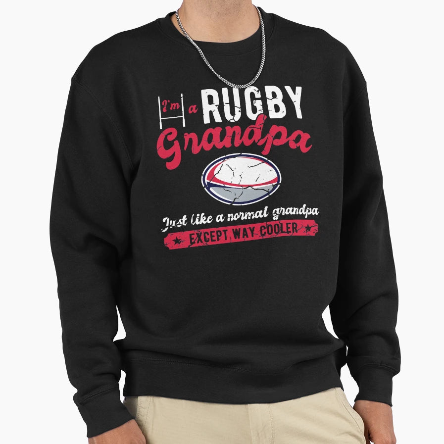 Funny Rugby Grandpa Gift Rugby Player T-Shirt - Custom Art Print Unisex - T-Shirt, Sweatshirt, Hoodie