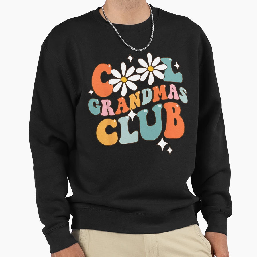 Groovy Gran Sweatshirt - Minimalist Print Men Women - T-Shirt, Sweatshirt, Hoodie