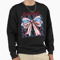 Baseball Nana Patriotic Bow Sweatshirt - Streetwear Style for Adults - T-Shirt, Sweatshirt, Hoodie