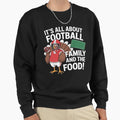 Thanksgiving Football Fall Football Sweatshirt - Streetwear Style Unisex - T-Shirt, Sweatshirt, Hoodie