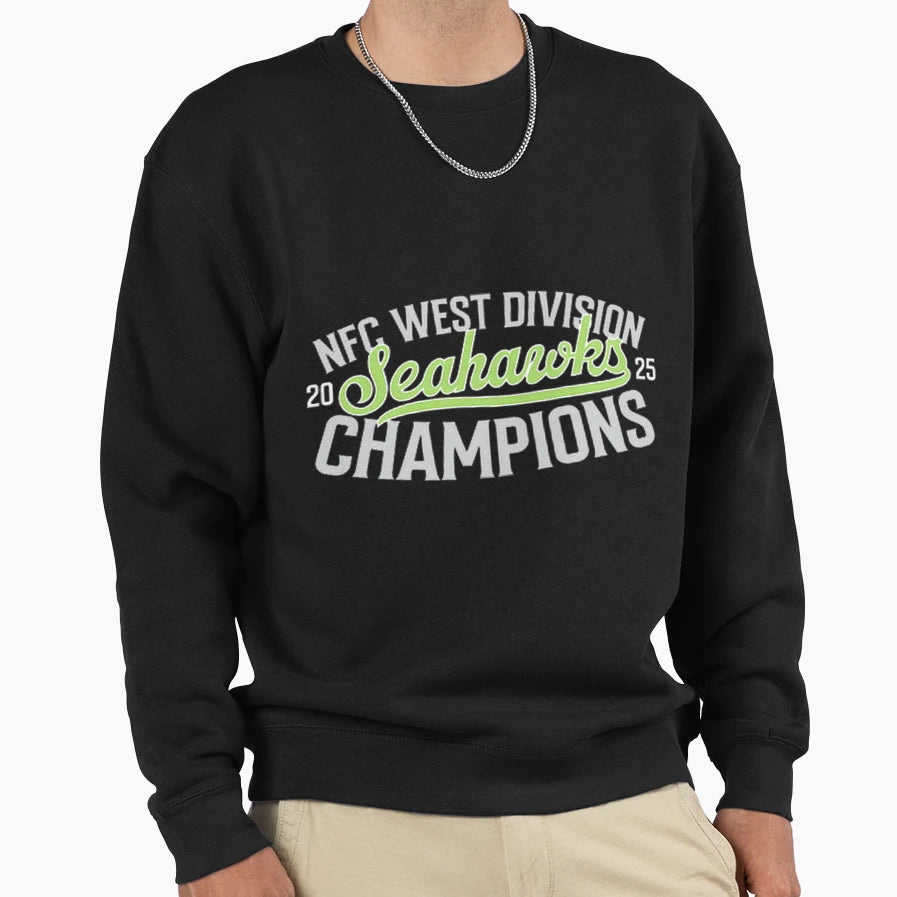 Seahawks Nfc Division Champions Sweatshirt - Trendy Graphic Unisex - T-Shirt, Sweatshirt, Hoodie
