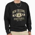 New Orleans Football Team Louisiana Sweatshirt - Custom Art Print Unisex - T-Shirt, Sweatshirt, Hoodie
