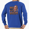 Leopard Football Mom Lightning Sweatshirt - Custom Art Print for Adults - T-Shirt, Sweatshirt, Hoodie