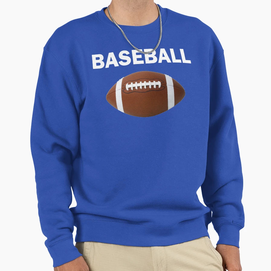 Baseball Football Sweatshirt - Custom Art Print Men Women - T-Shirt, Sweatshirt, Hoodie
