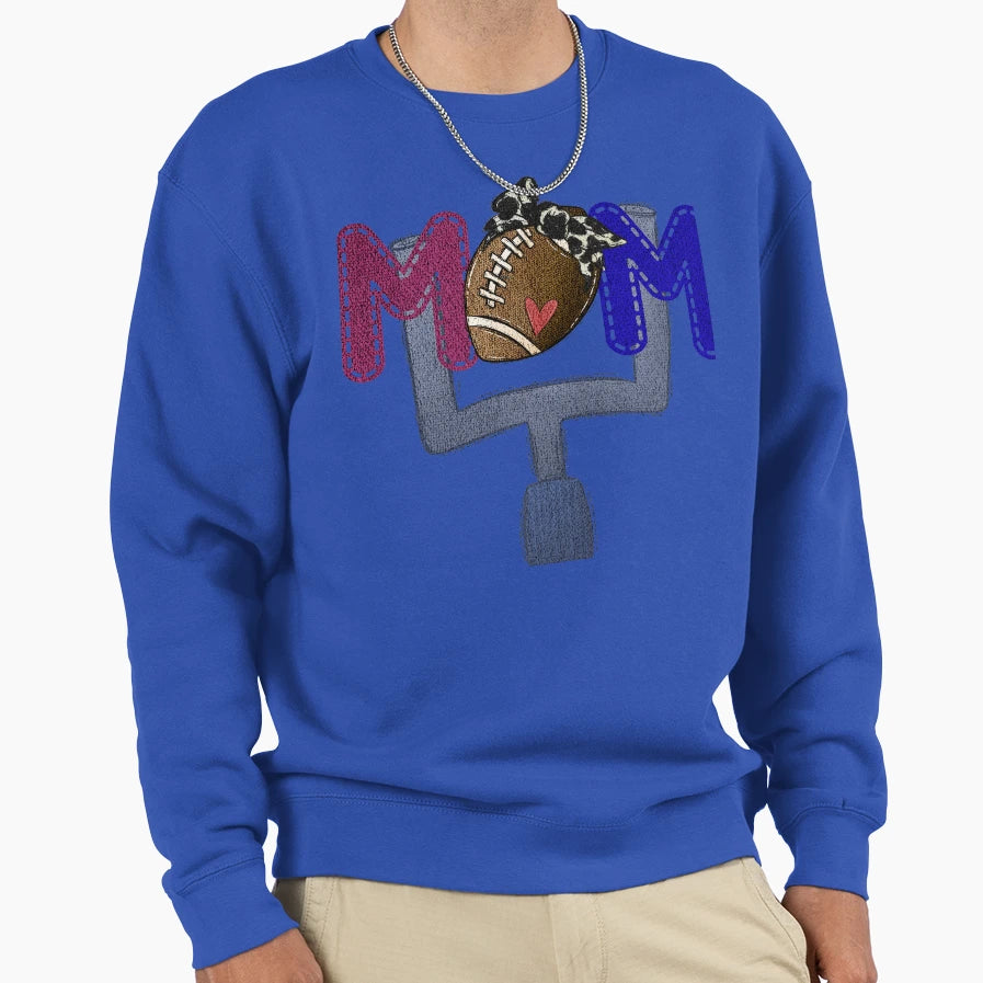 Proud Football Mom Sweatshirt - Novelty Apparel for Adults - T-Shirt, Sweatshirt, Hoodie