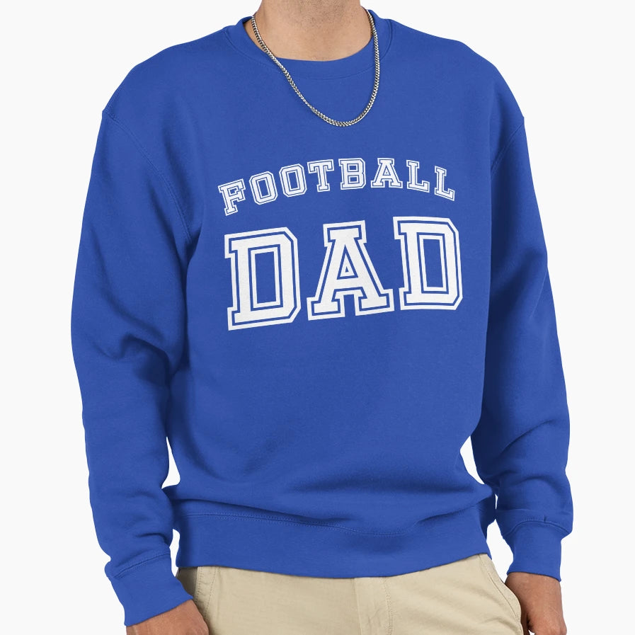 Football Dad Gift Proud Father T-Shirt - Aesthetic Graphic Men Women - T-Shirt, Sweatshirt, Hoodie