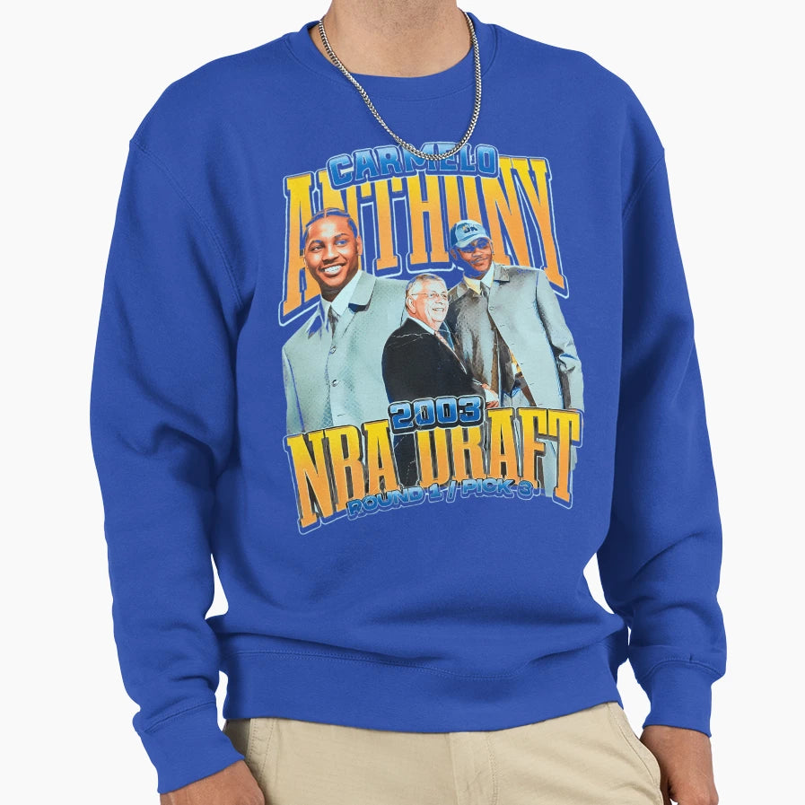 Carmelo Anthony Sweatshirt - Aesthetic Graphic Men Women - T-Shirt, Sweatshirt, Hoodie