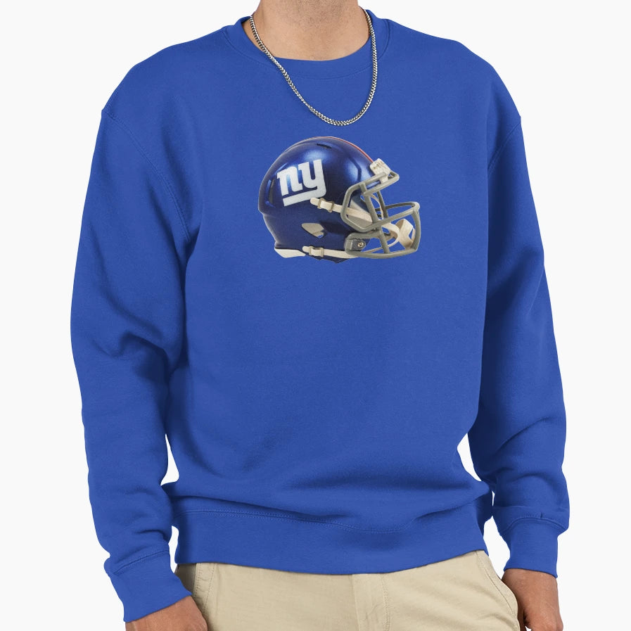 Helmet Giants Ny Icon Sweatshirt - Fun Novelty Design Men Women - T-Shirt, Sweatshirt, Hoodie