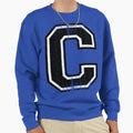 Big Varsity Letter C Sweatshirt - Casual Everyday Wear for Adults - T-Shirt, Sweatshirt, Hoodie