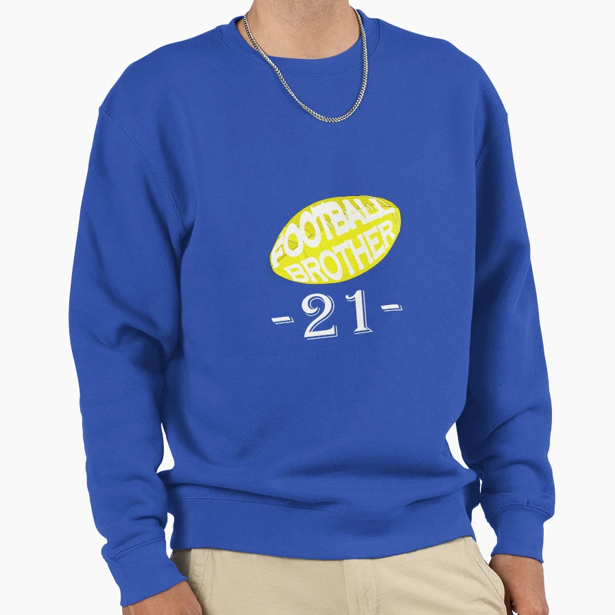 Football Brother Personal Football T-Shirt - Graphic Print Men Women - T-Shirt, Sweatshirt, Hoodie