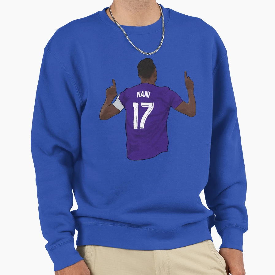 Nani 17 Orlando City Sweatshirt - Aesthetic Graphic Men Women - T-Shirt, Sweatshirt, Hoodie