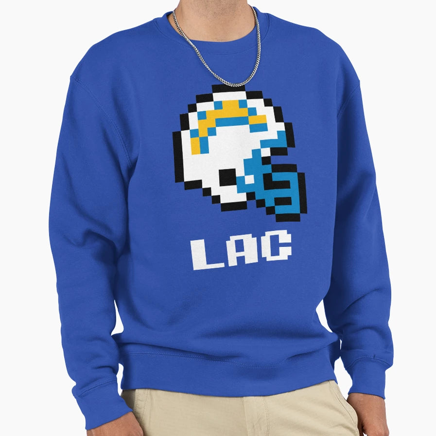 Los Angeles Chargers Tecmo Super Sweatshirt - Aesthetic Graphic Men Women - T-Shirt, Sweatshirt, Hoodie
